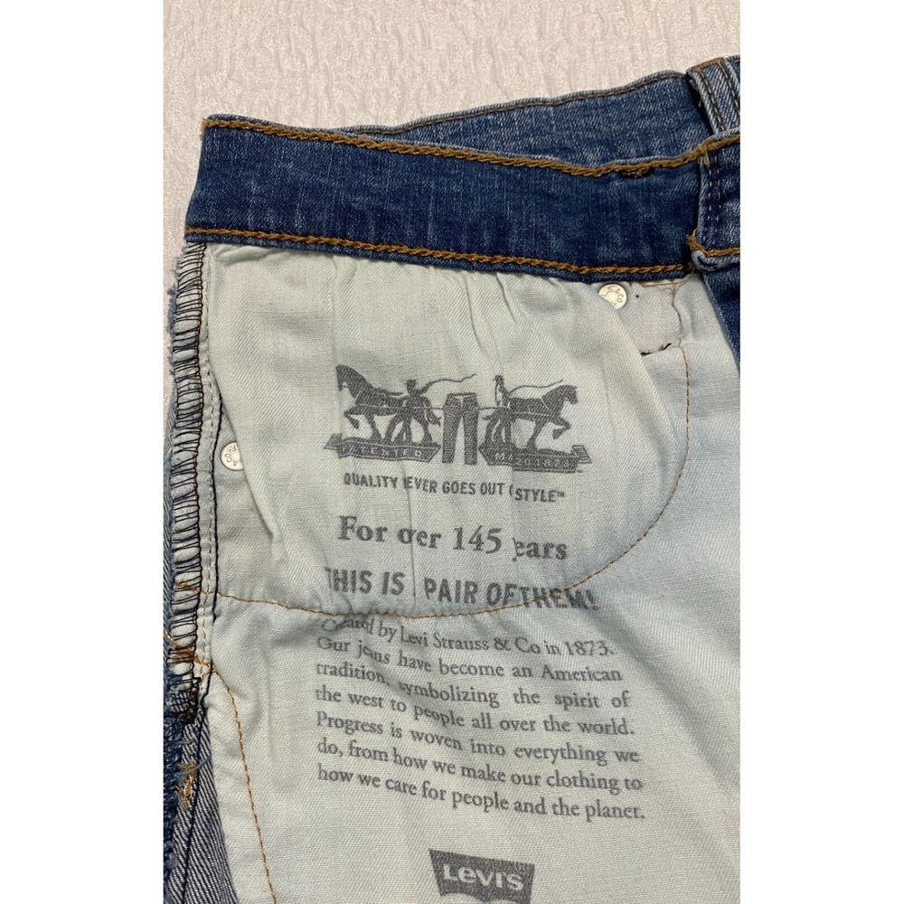 Levis 511 Slim Skater Stretch Mens 31x32 Blue Denim Jeans Medium Wash - Picture 7 of 9